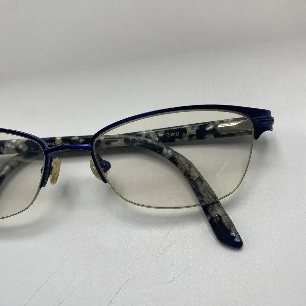 Ted Baker Eyeglasses FRAME ONLY B323 NAV 49-15-130 Multicolor 566